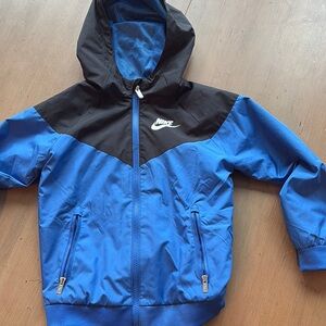 Nike Kids Blue and Black Jacket